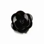Broches - Petite broche fleur en corne noire marbrée - L INDOCHINEUR X RIVÊT