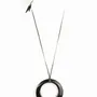 Jewelry - Large irregular ring pendant in marbled black horn - L INDOCHINEUR X RIVÊT