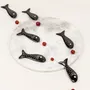 Knives - Set of 6 fish knife-holders in blond horn - L INDOCHINEUR X RIVÊT