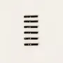Knives - Set of 6 chopsticks in black buffalo horn - L INDOCHINEUR X RIVÊT