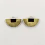 Jewelry - Stone & Brass Crescent earrings - L INDOCHINEUR X RIVÊT