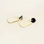 Jewelry - Beaters earrings in blond and black horn - L INDOCHINEUR X RIVÊT