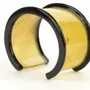 Bracelets - Open bracelet reel in blond horn in Size S - L INDOCHINEUR X RIVÊT
