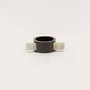 Jewelry - Tunnel ring in black horn in Size L - L INDOCHINEUR X RIVÊT