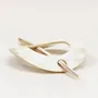 Hair accessories - Ring-shaped bun coat in blond horn - L INDOCHINEUR X RIVÊT