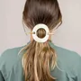 Hair accessories - Ring-shaped bun coat in black horn - L INDOCHINEUR X RIVÊT