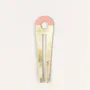 Barrettes - Double African blonde horn hairpin and hairspray - L INDOCHINEUR X RIVÊT