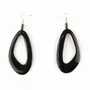 Jewelry - Off-centered earrings in plain white horn - L INDOCHINEUR X RIVÊT
