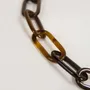 Jewelry - Necklace with thick links in buffalo hoof - L INDOCHINEUR X RIVÊT