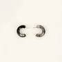 Jewelry - Thick hoop earrings in white horn - L INDOCHINEUR X RIVÊT