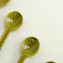 Tea and coffee accessories - Set of 6 green Hoa Bien spoons in ceramic - L INDOCHINEUR X RIVÊT
