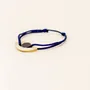 Bracelets - Eye cord bracelet in blond horn and black lacquer - L INDOCHINEUR X RIVÊT