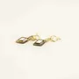 Jewelry - Losange brass earrings in blond horn - L INDOCHINEUR X RIVÊT