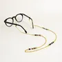 Glasses - Capsule glasses chain in brass, hoof and lacquer - L INDOCHINEUR X RIVÊT