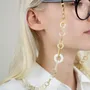 Glasses - Figure glasses chain in blond horn - L INDOCHINEUR X RIVÊT