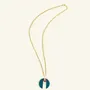 Jewelry - Ether pendant in horn and lacquer with black cord - L INDOCHINEUR X RIVÊT