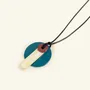 Jewelry - Ether pendant in horn and lacquer with black cord - L INDOCHINEUR X RIVÊT