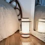 Candlesticks and candle holders - Bamboo and silk table lamp - L INDOCHINEUR X RIVÊT