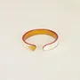 Bracelets - Bracelet in blond horn and red lacquer, size L - L INDOCHINEUR X RIVÊT
