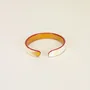 Bracelets - Bracelet in blond horn and red lacquer, size M - L INDOCHINEUR X RIVÊT