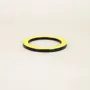 Bracelets - Bangle in black horn and yellow lacquer, size L - L INDOCHINEUR X RIVÊT