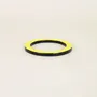 Bracelets - Bangle in black horn and yellow lacquer, size L - L INDOCHINEUR X RIVÊT