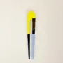 Barrettes - Double Pique à cheveux laque jaune bleu - L INDOCHINEUR X RIVÊT