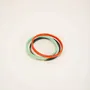Bracelets - Set of 3 braelets in hoof and orange-green lacquer, size S - L INDOCHINEUR X RIVÊT