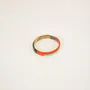 Bracelets - Thin bangle in hoof and beige-khaki lacquer, size L - L INDOCHINEUR X RIVÊT