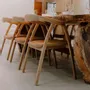 Chairs - Natural teak wood chair with armrests - ANTA - HYDILE