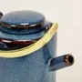 Accessoires thé et café - Théière hoa bien bleu, anse laiton noir, 800ml - L INDOCHINEUR X RIVÊT
