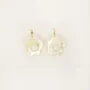 Bijoux - Boucles d'oreilles marguerite en nacre - L INDOCHINEUR X RIVÊT