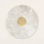 Glass - Centaure trivet in white marble with brass inlay - L INDOCHINEUR X RIVÊT