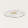 Glass - Centaure trivet in white marble with brass inlay - L INDOCHINEUR X RIVÊT