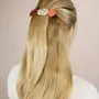Barrettes - Totem hair clip in black horn and Blue lacquer - L INDOCHINEUR X RIVÊT