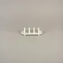 Kitchen utensils - Tacos holder A in white cloudy marble - L INDOCHINEUR X RIVÊT