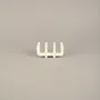 Kitchen utensils - Tacos holder B in white cloudy marble - L INDOCHINEUR X RIVÊT