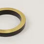 Bracelets - Wooden round bracelet, black and gold lacquer, size S - L INDOCHINEUR X RIVÊT
