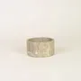 Caskets and boxes - Medium wide round pot in grey marble dia. 10cm H4cm - L INDOCHINEUR X RIVÊT