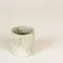 Caskets and boxes - Small cylindrical pot in grey marble - L INDOCHINEUR X RIVÊT
