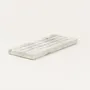 Porte-savons - Grand porte savon Sirius en marbre blanc - L INDOCHINEUR X RIVÊT
