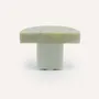 Mounting accessories - Half disc coat hook, green natural stone, H - L INDOCHINEUR X RIVÊT