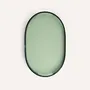 Bols - Set de 2 plateaux ovals 45 X 28 - 40 X 25 Jade/Noir et Noir/Jade - L INDOCHINEUR X RIVÊT