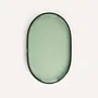 Bols - Set de 2 plateaux ovals 45 X 28 - 40 X 25 Jade/Noir et Noir/Jade - L INDOCHINEUR X RIVÊT