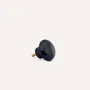 Mounting accessories - Half ball furniture knob, black natural stone, D - L INDOCHINEUR X RIVÊT