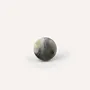 Mounting accessories - Small disc furniture knob, black natural stone, B - L INDOCHINEUR X RIVÊT