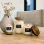 Decorative objects - COTTON FLOWERS - Scented Candle (Small Jar) - MAT AMANDINE