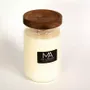 Decorative objects - COTTON FLOWERS — Scented Candle (Large Jar) - MAT AMANDINE