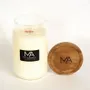 Decorative objects - COTTON FLOWERS — Scented Candle (Large Jar) - MAT AMANDINE