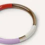 Bracelets - Round thin bracelet tricolor lacquer, size S - L INDOCHINEUR X RIVÊT